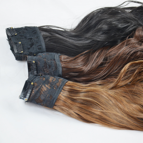 Lace clip in hair extensions